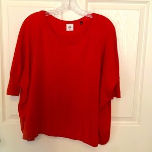 Cabi Red Cartwheel pullover sweater. Style 5279.